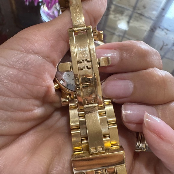 $3500 Michele Sport Sail Chronograph Diamond Watch – 38MM, Gold Plated! - Picture 14 of 16